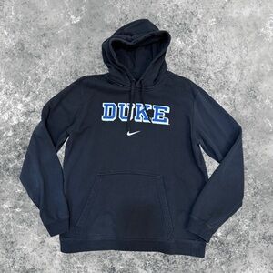 Nike Duke University Hoodie with White and Blue Accents